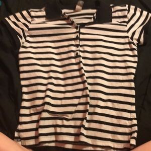 Striped polo